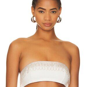 ROTATE Embellished Bandeau Top